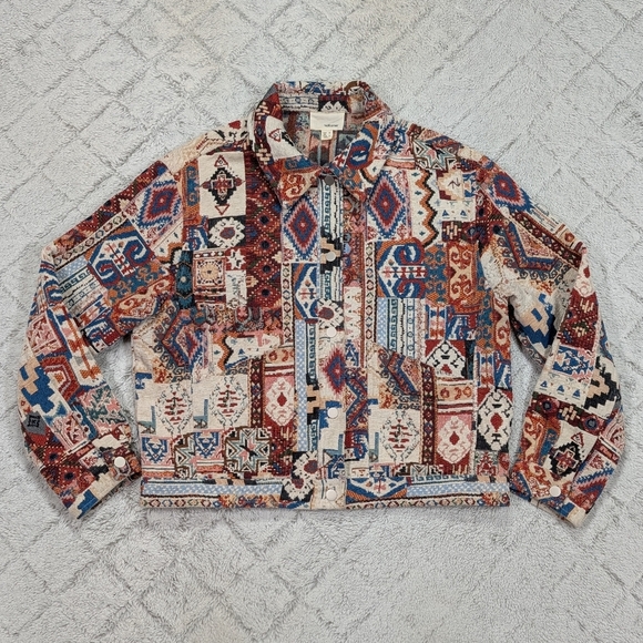 Multicolor Patchwork Jacket - Picture 1 of 8